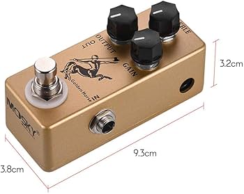 Amazon | small-lovely Mosky オーバードライブエフェクターゴールデン