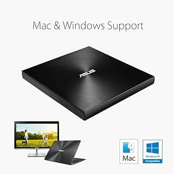 Amazon.com: ASUS ZenDrive Black 13mm External 8X DVD/Burner Drive