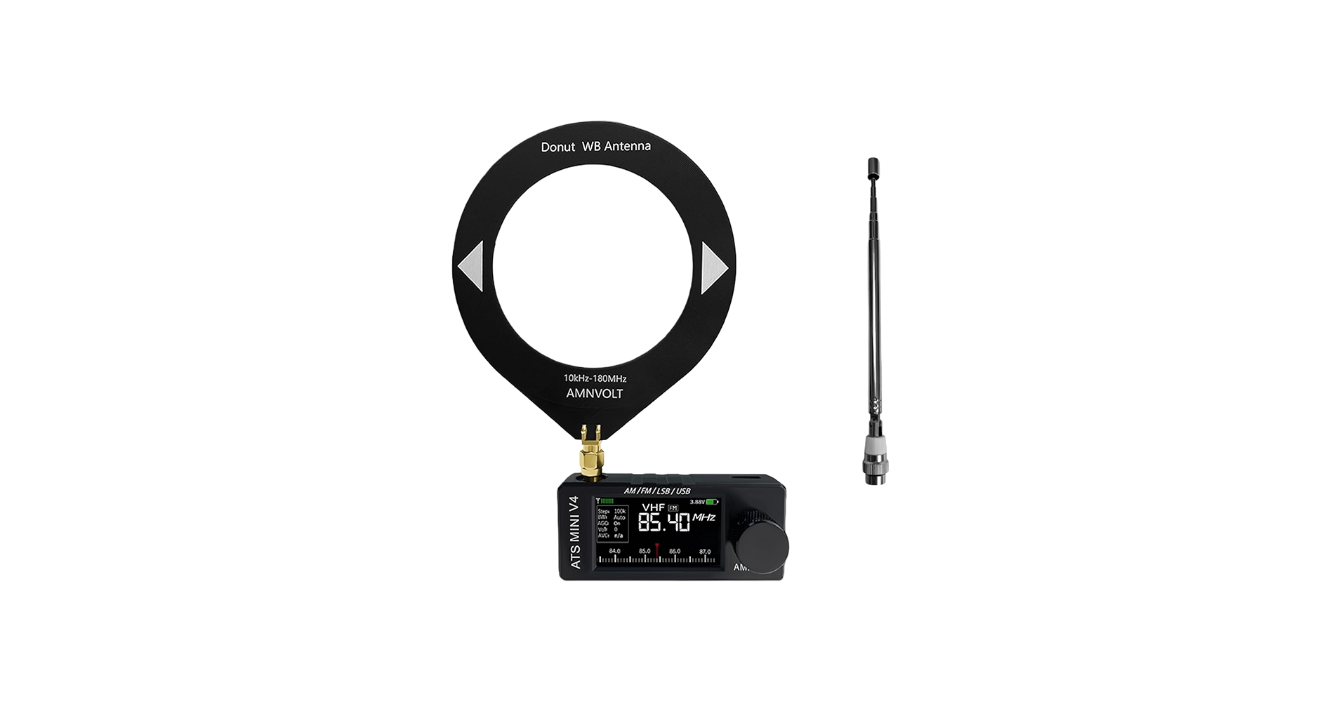 Amazon.co.jp: AMNVOLT V4 ATS MINI ラジオ IPS スクリーン Si4732 DSP