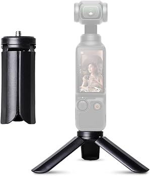 Amazon | iMusk 軽量ポータブル OSMO Pocket 3 ミニ三脚 1/4 ネジ付き