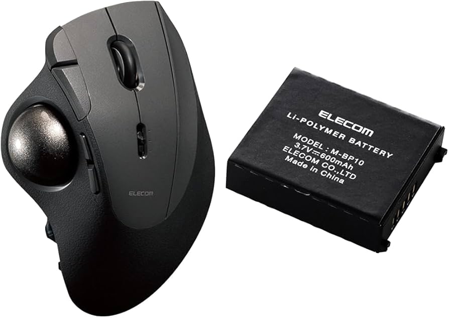 Amazon.co.jp: 【専用バッテリーセット】 エレコム トラックボール