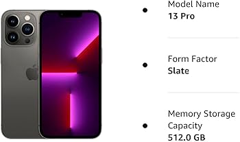 Amazon.com: Apple iPhone 13 Pro, 512GB, Graphite - Verizon