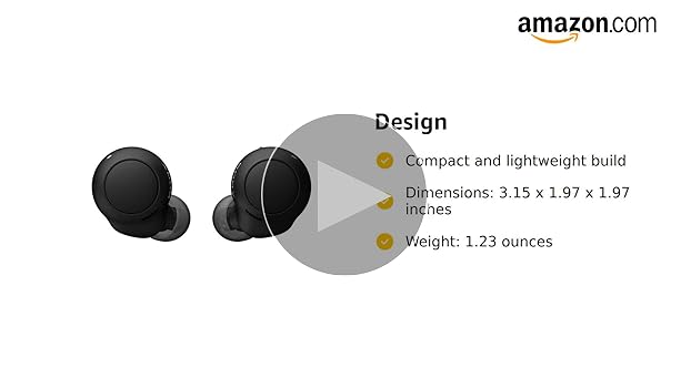 Amazon.com: Sony WF-C500 True Wireless Headphones - Up to 20 Hours