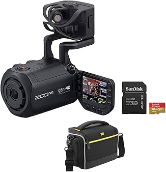 Amazon.com : Zoom Q8n-4K Handy Video Recorder Bundle with 128GB