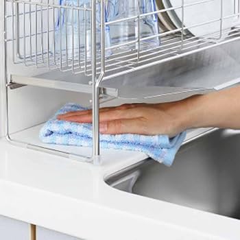 Amazon｜ヨシカワ 水切りラック(ハイタイプ) 水切りかご ステンレス