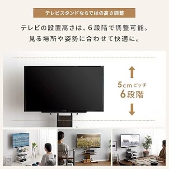 Amazon.co.jp: エア・リゾーム テレビ台 壁掛け 壁掛け風 テレビラック