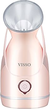 Amazon.co.jp: GENERI Pink フェイススチーマー スチーマー美顔器 美容