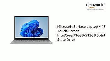 Microsoft Surface Laptop 4 15” Touch-Screen – Intel Core i7 – 16GB