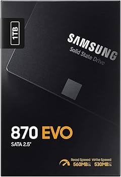 Amazon | Samsung MZ-77E1T0B/AM 870 EVO SATA 2.5インチ SSD、1TB (2