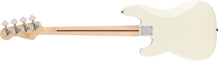 Amazon.com: Squier Affinity Series Precision Bass, Olympic White