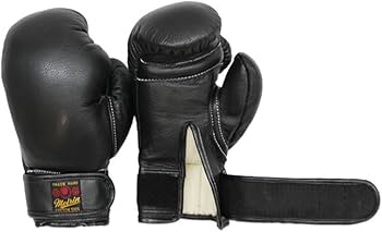 Amazon | 明倫産業 日本拳法グローブ(黒) 8オンス マジックテープ式 N