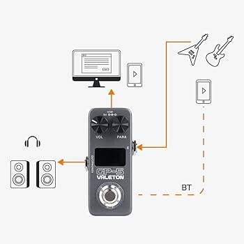 Amazon.co.jp: Valeton GP-5 マルチエフェクト プロセッサー スナップ