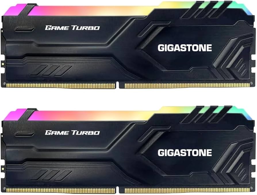 RGB DDR4 RAM】GIGASTONE Game TURBO 16GB Kit (2x8GB)DDR4 3200MHz