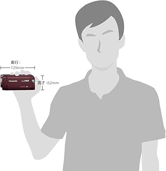 Amazon.co.jp: パナソニック HDビデオカメラ W570M ワイプ撮り 90倍