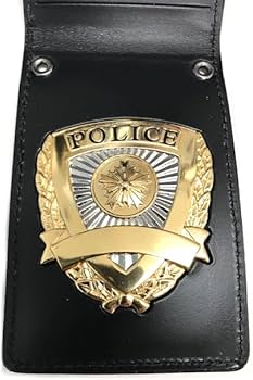 Amazon.co.jp: 警察手帳レプリカ (黒革スタンダード1) : ホビー