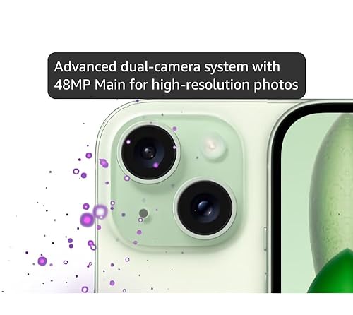 Amazon.com: Apple iPhone 15, 128GB, Green - Unlocked (Renewed