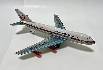 Amazon.co.jp: ネモト 日本製 ブリキ フリクショントーイ 日航 JAL