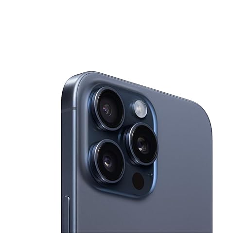 Amazon.com: Apple iPhone 15 Pro Max,256GB,藍色鈦金屬- 解鎖(翻新