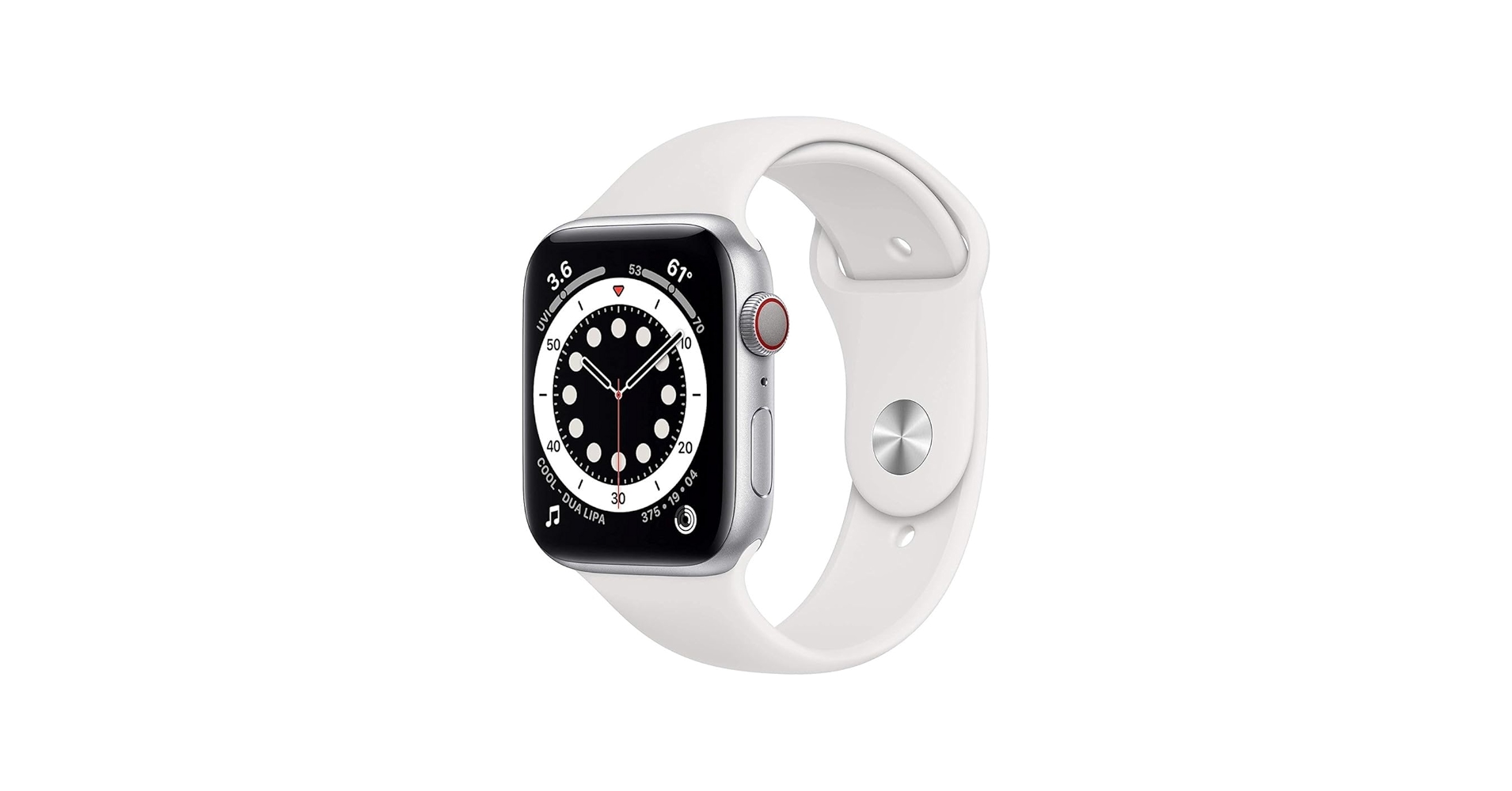 Amazon.com: Apple Watch Series 6 (GPS + Cellular, 44mm) - Silver