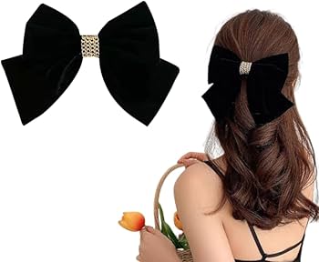 Amazon.com : Large Hair Bows for Women Black Hair Bow Big Bow Hair