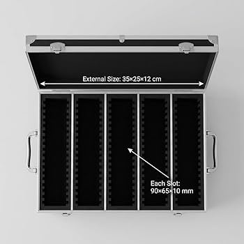 Amazon.co.jp: QWORK コイン収納ボックス 100グレード コインスラブ