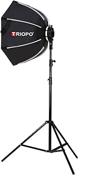 Amazon | SOONPHO 65cm オクタゴン型ソフトボックス S型ブラケット
