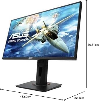 Amazon.co.jp: ASUS VG258QR-G(24.5”W 1D1H1DP 0.5ms TN 165Hz