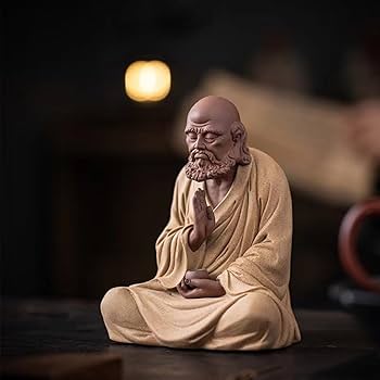 Amazon｜達磨大師坐像 達磨像 達磨祖師像 仏像 神像 仏教美術品 中国