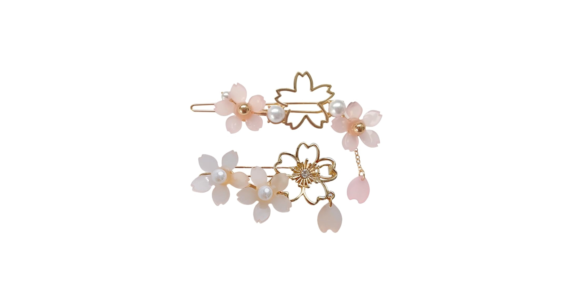 Amazon | FRCOLOR 桜 ヘアピン 2個セット 可愛い 桜の形 ヘア