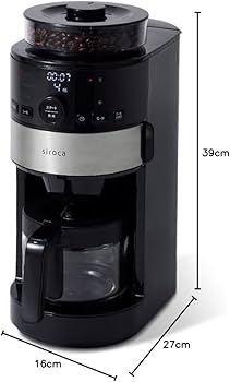 Amazon | シロカ コーン式全自動コーヒーメーカー（2023年モデル