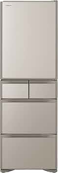 Amazon | 日立 冷蔵庫 幅60cm 401L クリスタルシャンパン R-S40R XN 5