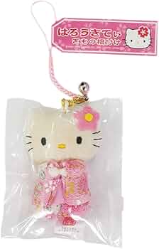 Amazon.co.jp: ハローキティ はろうきてぃ きもの根付 ストラップ