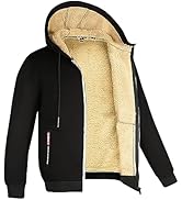 Amazon.com: ZWRXW Mens Winter Coat Warm Thick Fleece Lined Parka