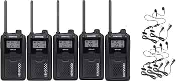 Amazon | 5台セット (本体5台とイヤホンマイク5個)ケンウッド インカム