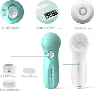 Amazon.com: Facial Cleansing Brush for Women, 3-in-1 Face Cleanser