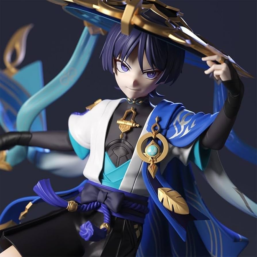 Amazon | rounius(かみ)原神 フィギュア 散兵 国崩 放浪者 げんしん