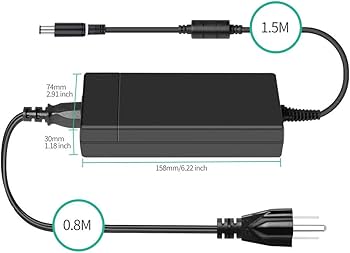 Amazon.com: 180w 19.5V 9.23A AC Laptop Charger Fit for DELL