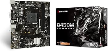 Amazon | BIOSTAR AMD B450チップセット搭載 MicroATXマザーボード