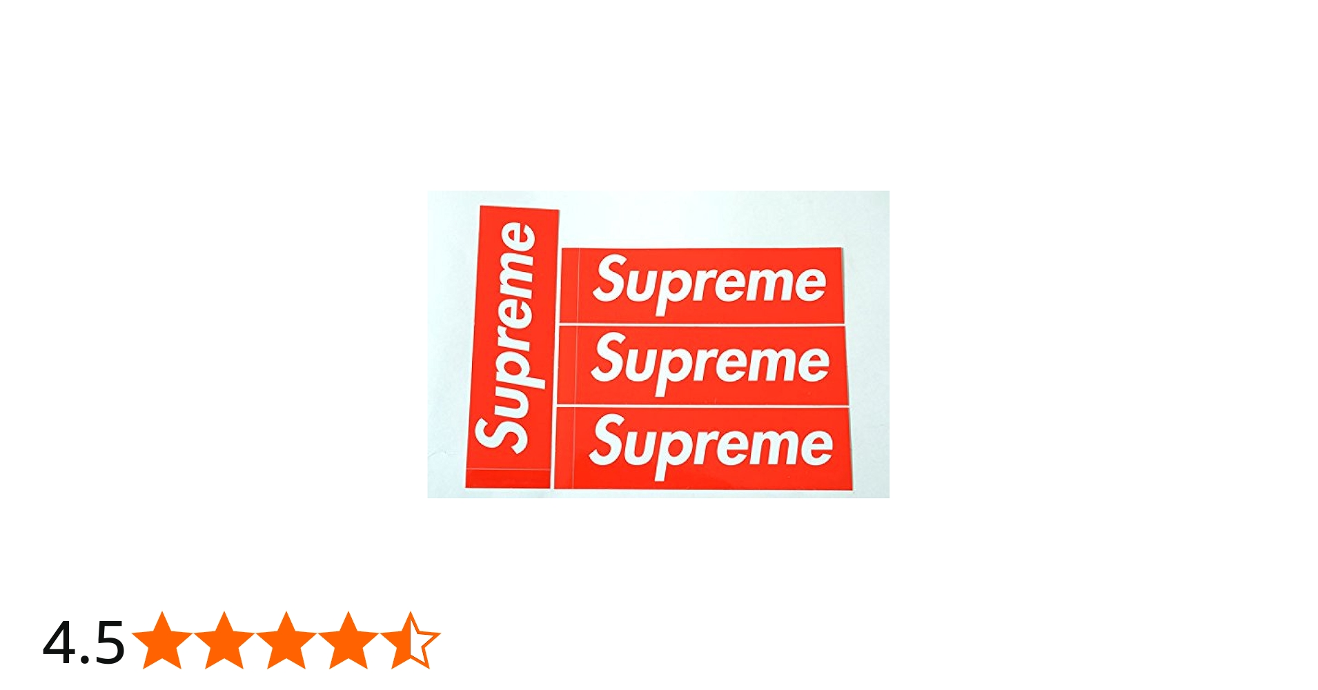 Amazon.co.jp: 4枚セット 定番 SUPREME(シュプリーム) ステッカー