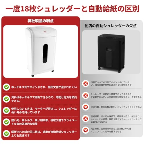 KRT KRT - シュレッダー 業務用 大容量 30L 電動シュレッダー 家庭