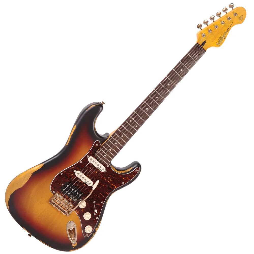 Amazon | Vintage(ヴィンテージ) エレキギター V6HMRSB / DISTRESSED