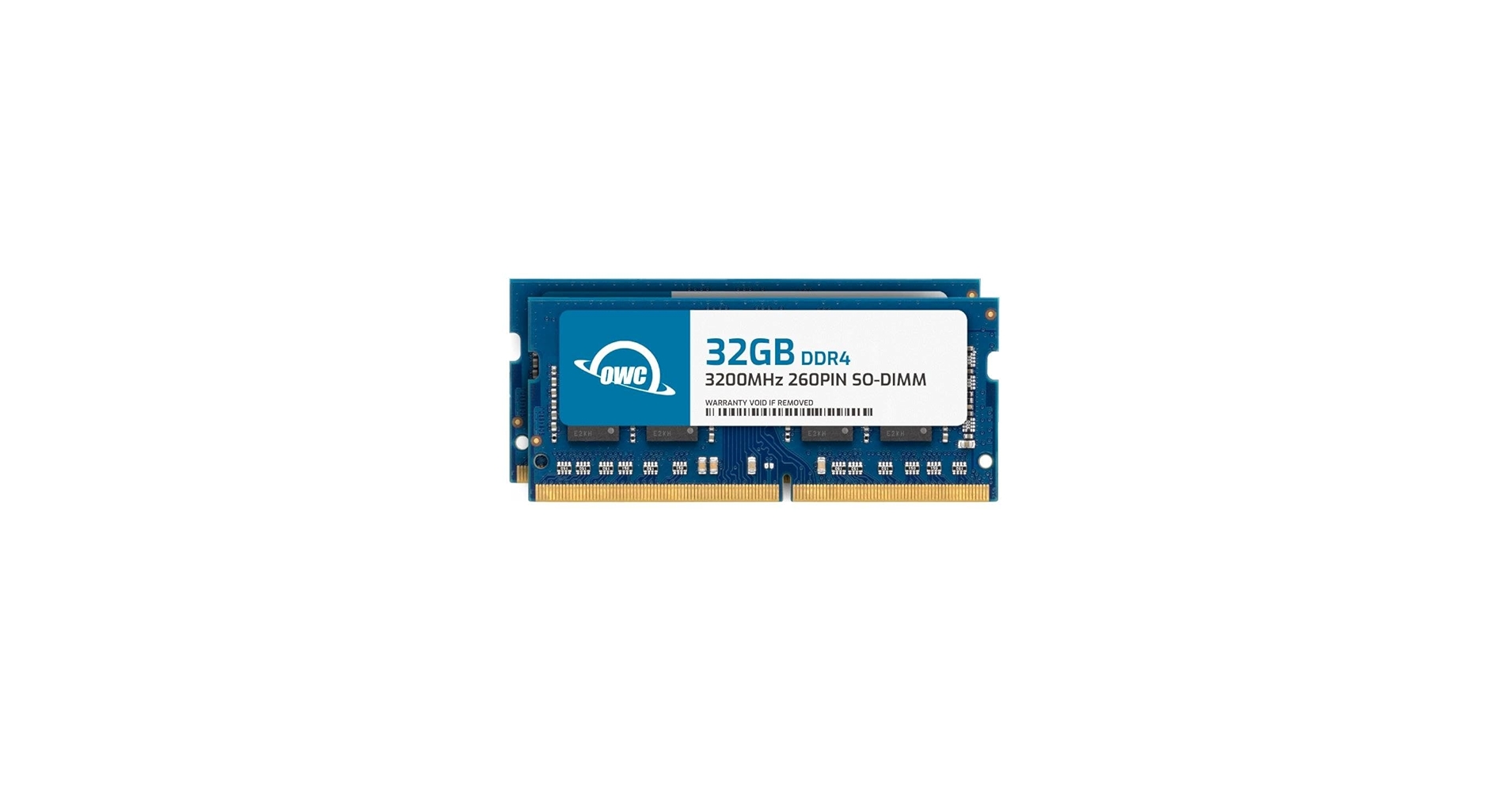 OWC 64GB (2x32GB) DDR4 3200MHz PC4-25600 CL22 2RX8 Non-ECC SODIMM
