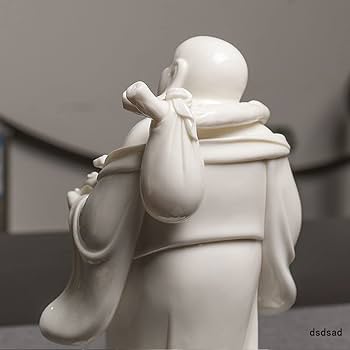 Amazon.co.jp: 七福神 布袋様 布袋さんの置物 陶磁器製 総高さ29cm