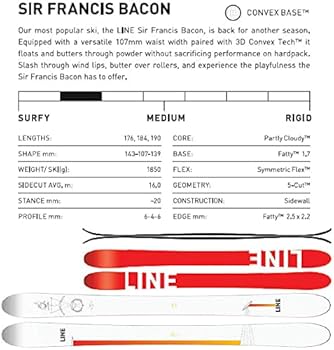 Amazon | LINE(ライン) スキー 2022 SIR FRANCIS BACON サーフランシス