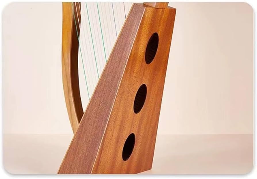 Amazon.co.jp: 19弦マホガニーハープ、ハーフキーライアーハープ楽器