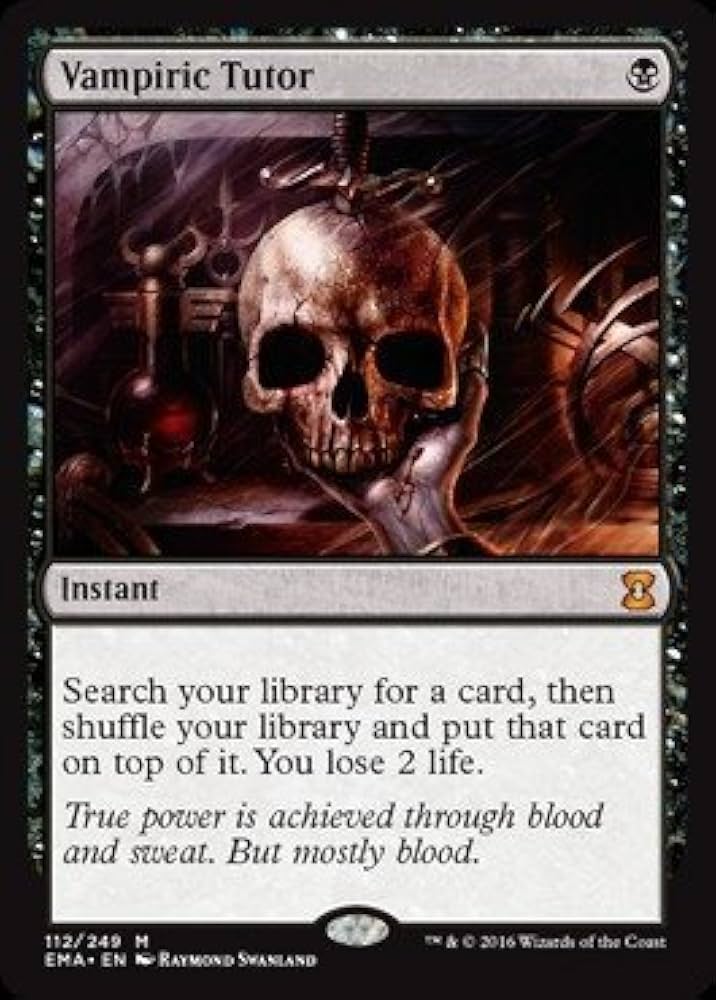 Amazon.co.jp: Magic : the Gathering – Vampiric Tutor ( 112 / 249
