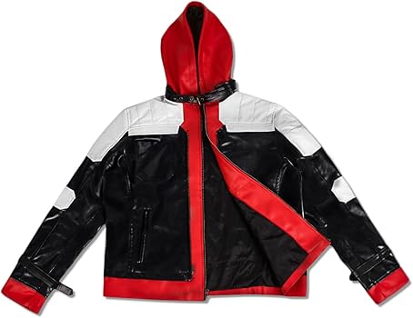 Amazon | Lasumisuraレプリカスタイルレッドフードメンズフェイク