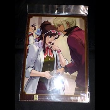 Amazon.co.jp: 逆転裁判 15周年 クリアファイル 王泥喜 牙琉響也 霧人