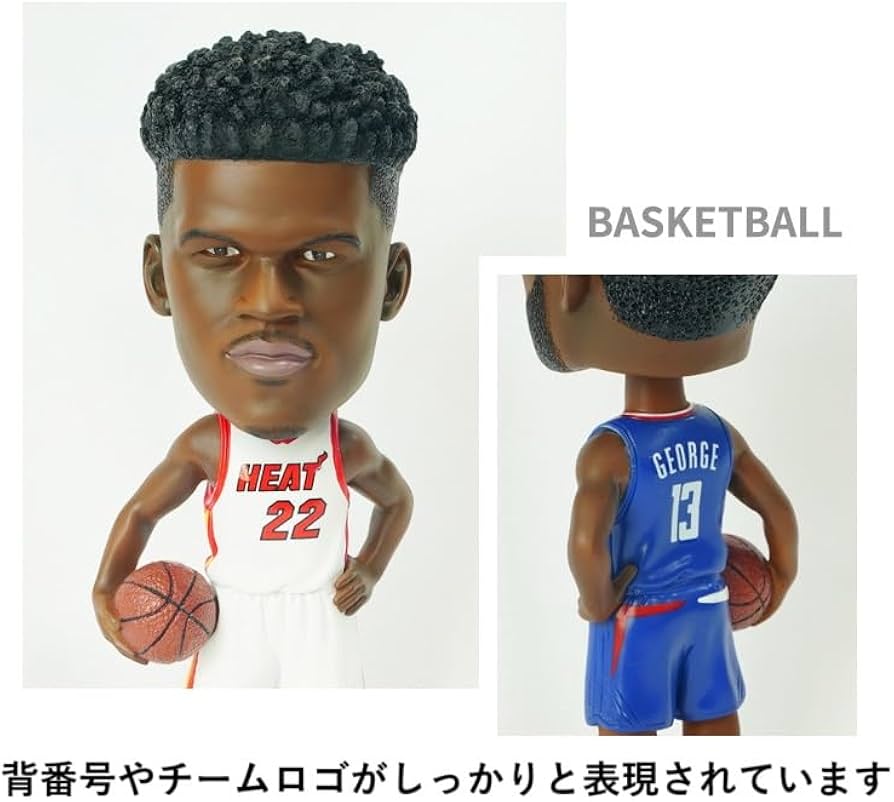 Amazon.co.jp: NBA バスケットボール 選手 ボブルヘッド フィギュア