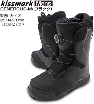 Amazon | kissmark(キスマーク) スノーボード ブーツ KM ジェネラスM